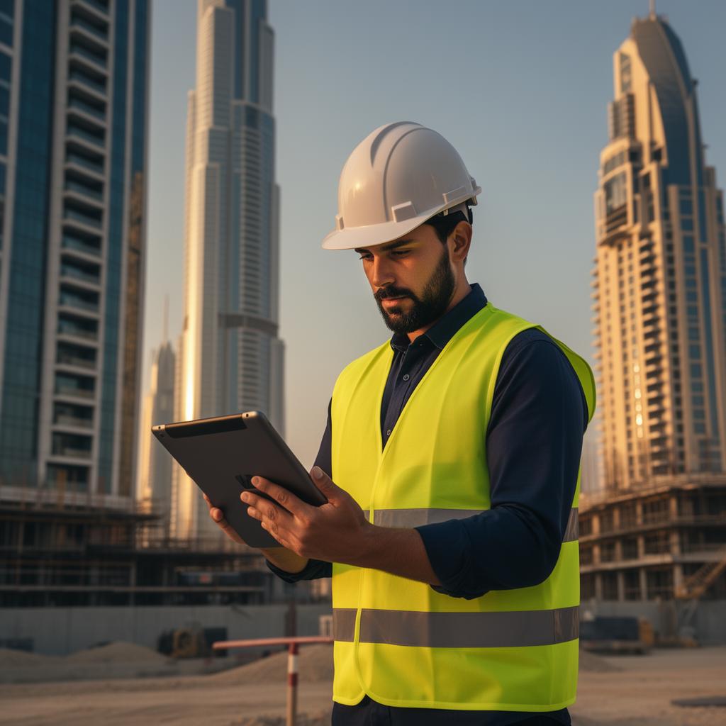 Spacetech engineer on-site